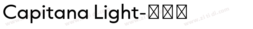 Capitana Light字体转换